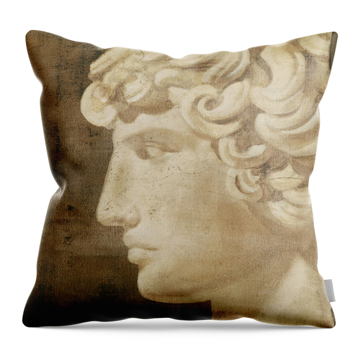 Decorative Throw Pillow featuring the painting Mythological Artifact II by Ethan Harper