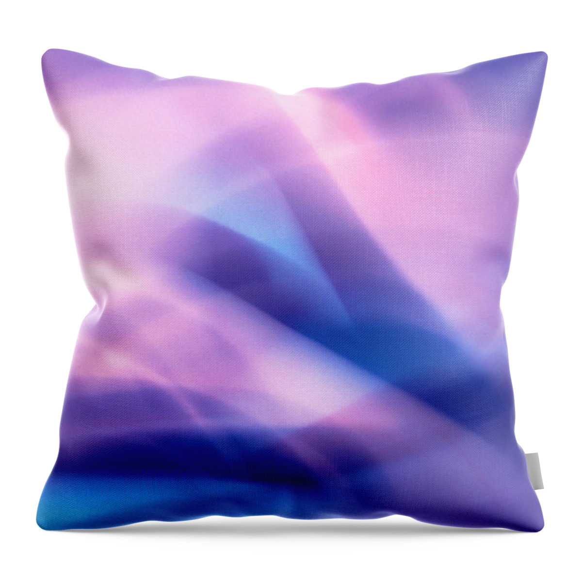 Purple Throw Pillow featuring the photograph Natural Blur by John Foxx