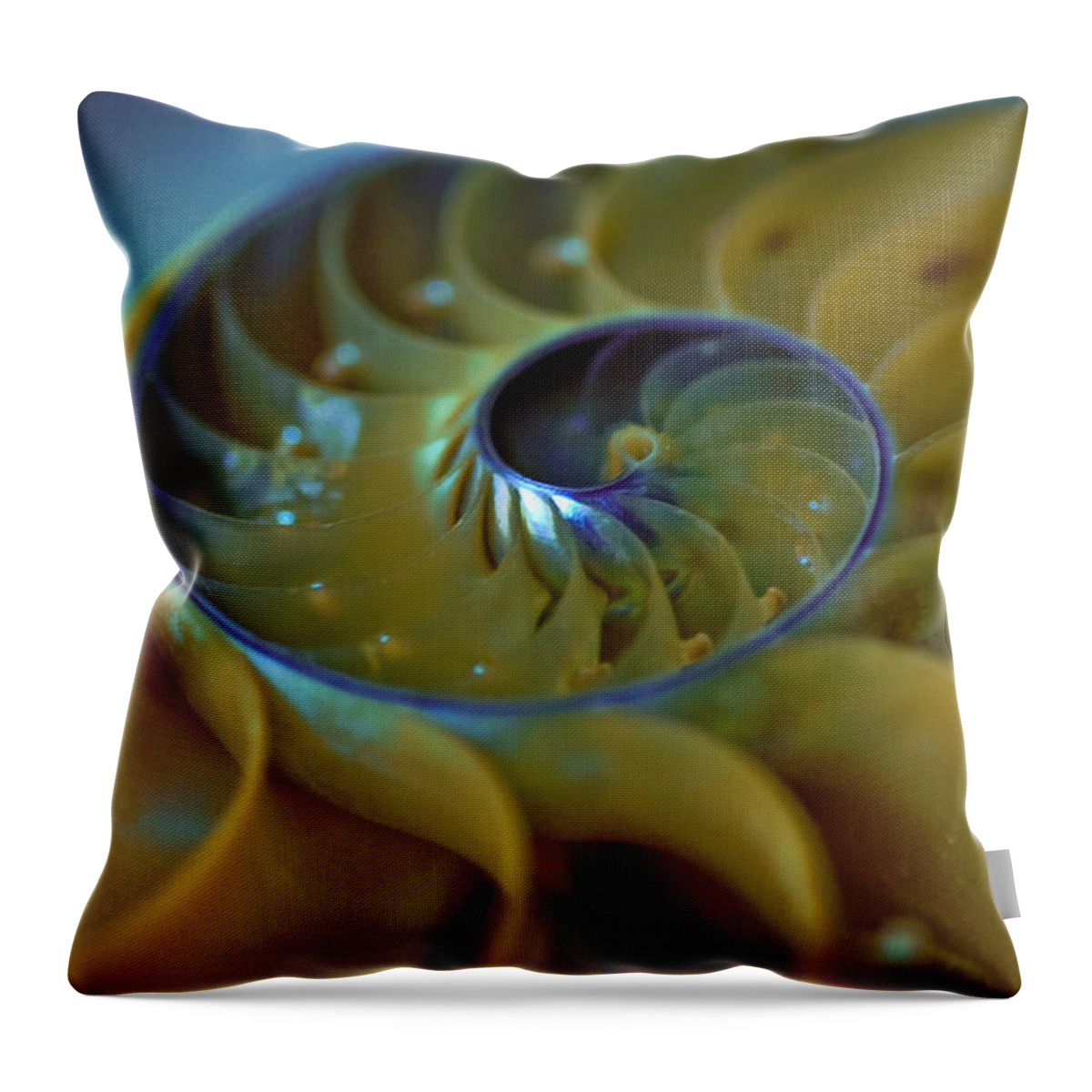 Underwater Throw Pillow featuring the photograph Nautilus by By Ken Ilio