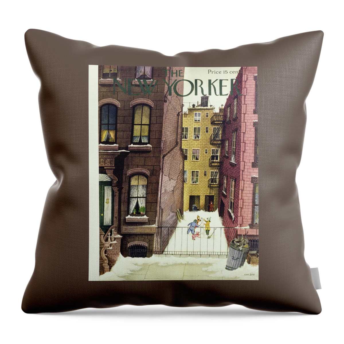 New Yorker February 2, 1946 Throw Pillow