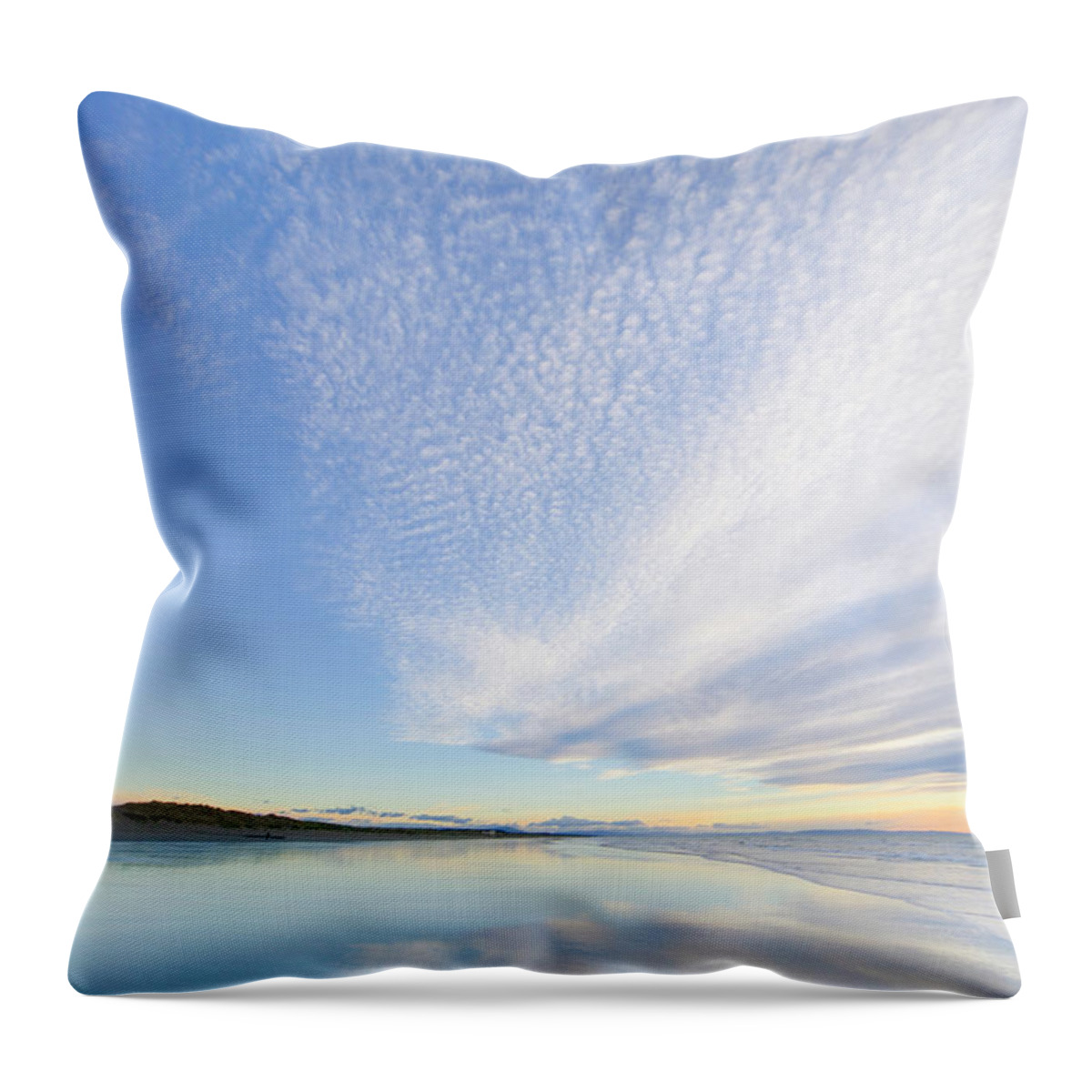 Tranquility Throw Pillow featuring the photograph New Zealand, South Island, Canterbury by Eastcott Momatiuk