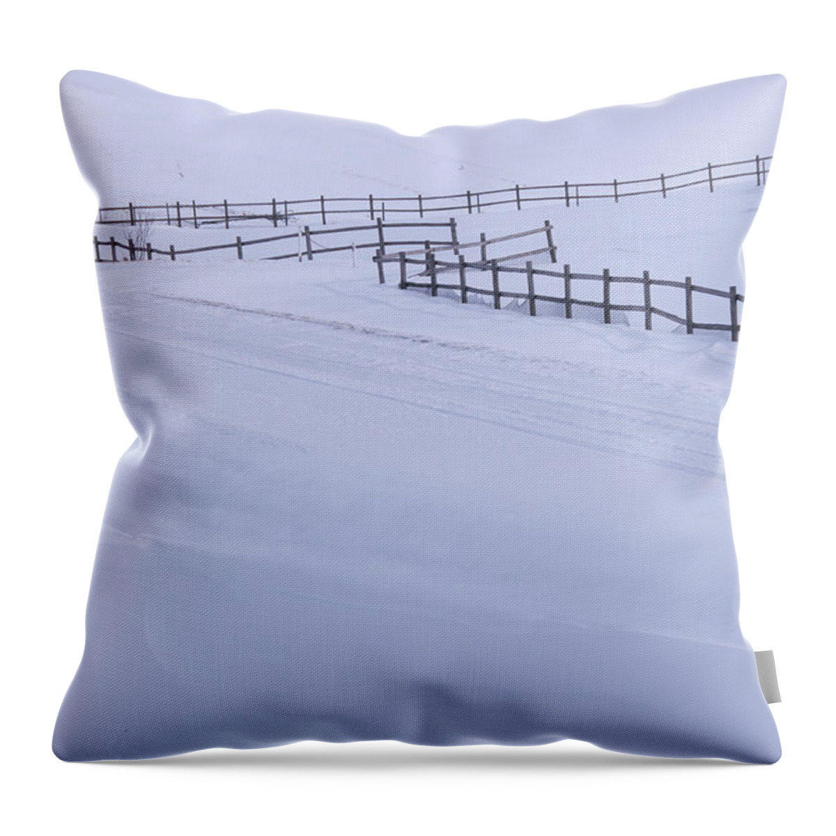 Scenics Throw Pillow featuring the photograph No Body by Grace's Photo