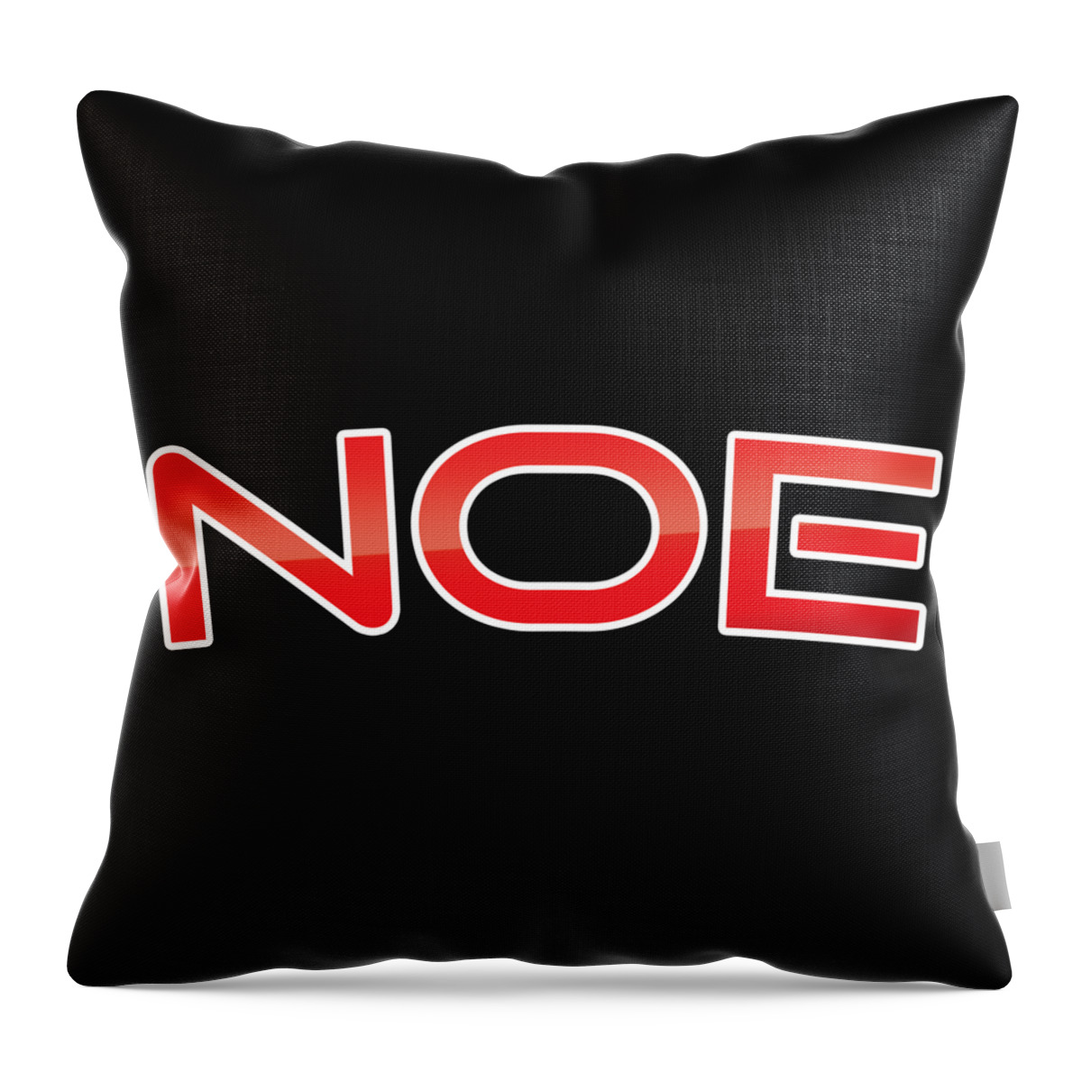 Noe Throw Pillow featuring the digital art Noe by TintoDesigns