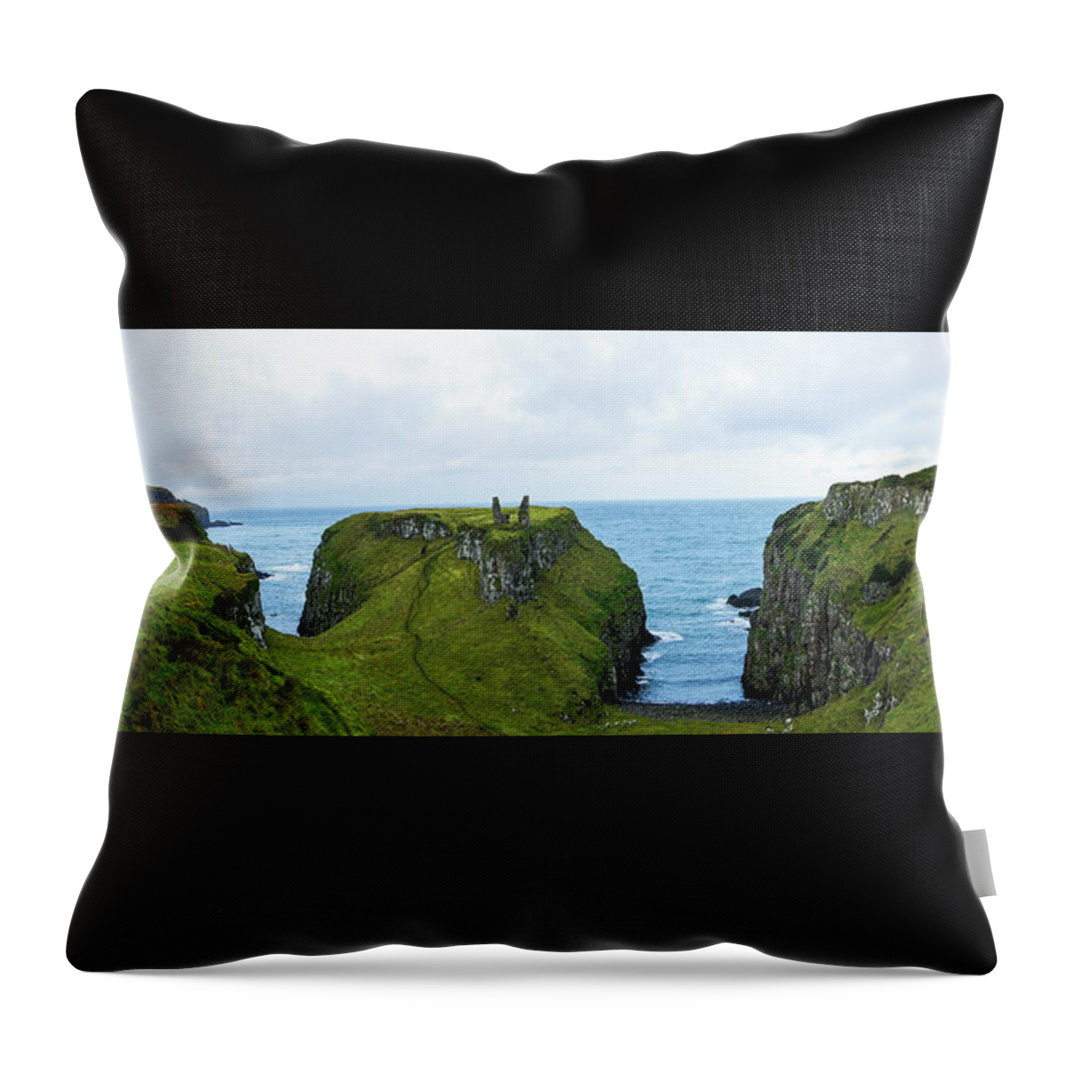 Northern Ireland Coast Throw Pillow featuring the photograph Northern Ireland Coast by Imagery by Charly