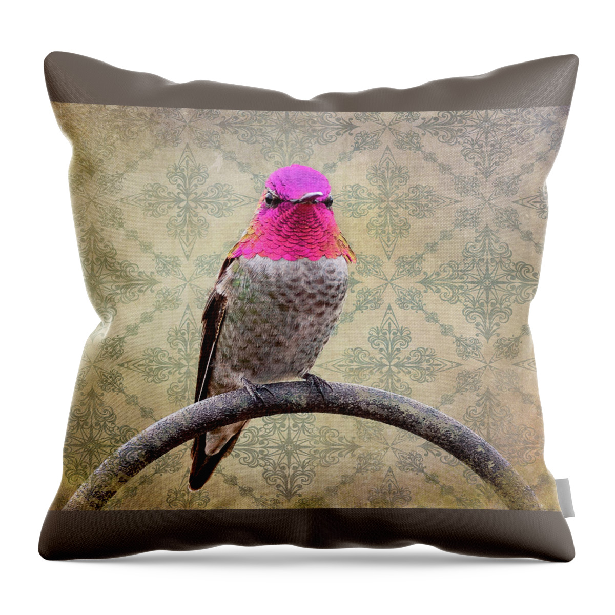 Birds Throw Pillow featuring the photograph Not too shabby either by Mary Hone