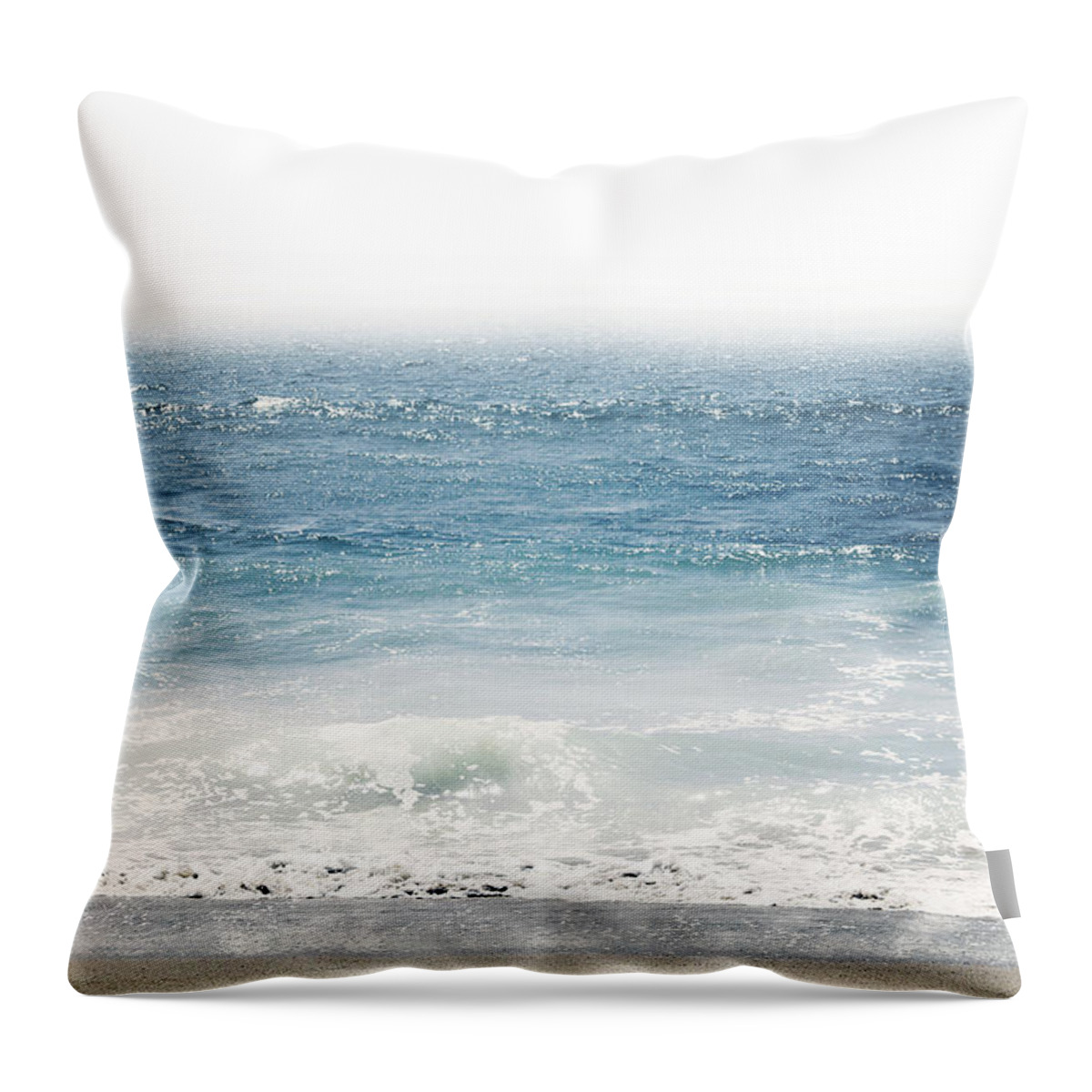 Ocean Throw Pillow featuring the photograph Ocean Dreams- Art by Linda Woods by Linda Woods
