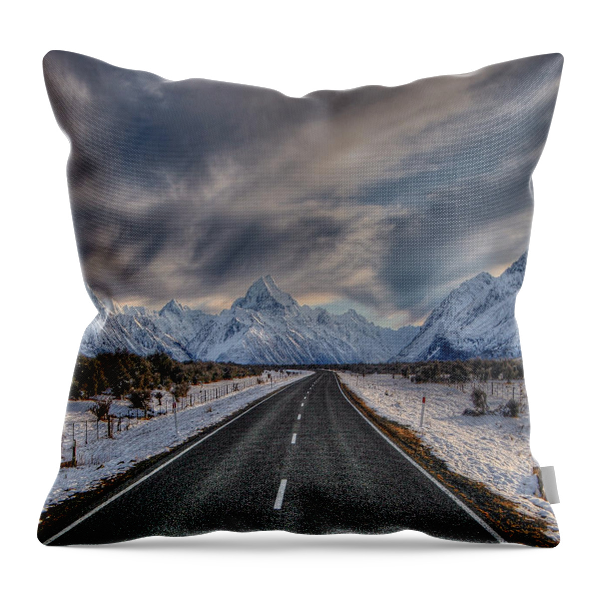Scenics Throw Pillow featuring the photograph On The Run by Photo ©tan Yilmaz