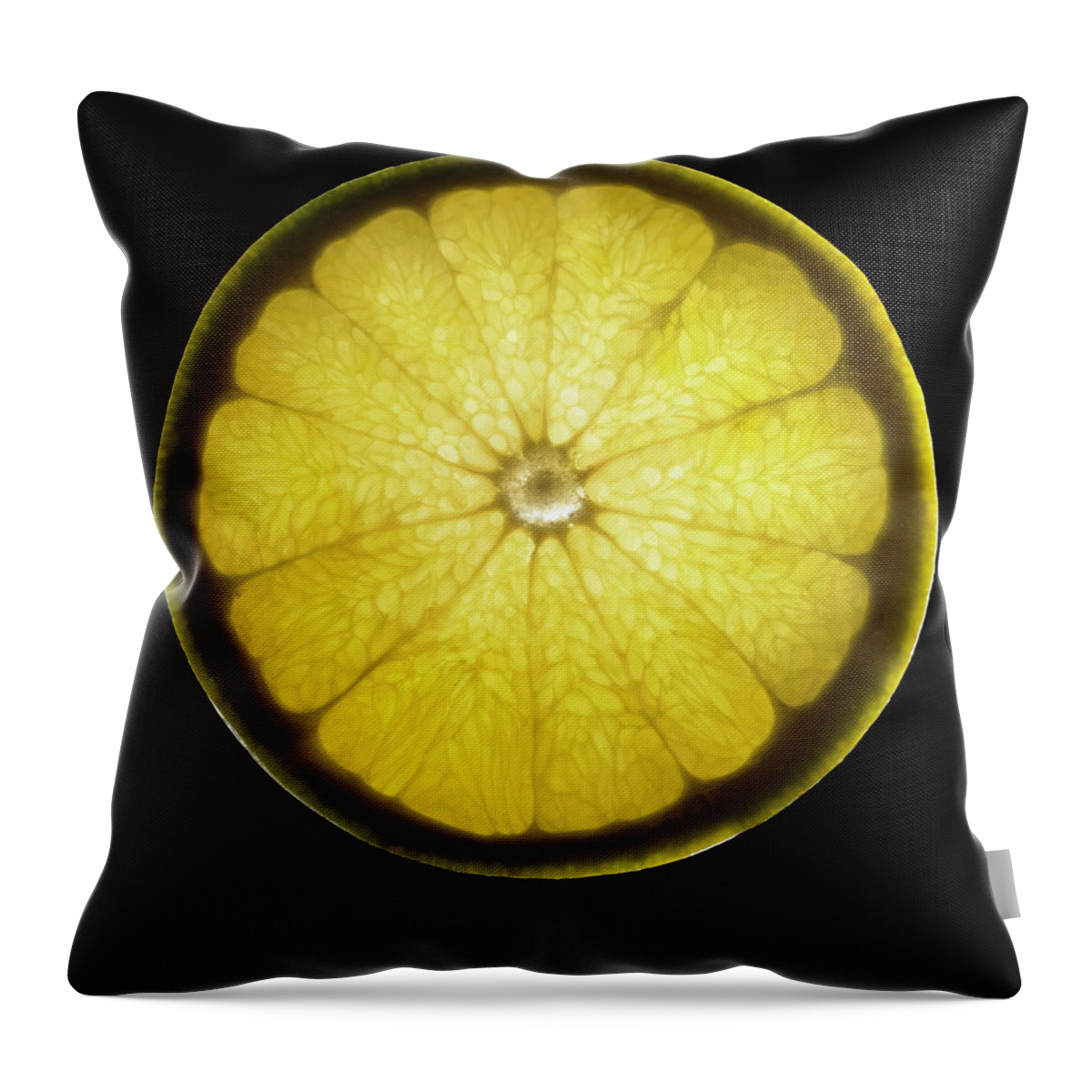 California Throw Pillow featuring the photograph Organic Grapefruit by Monica Rodriguez