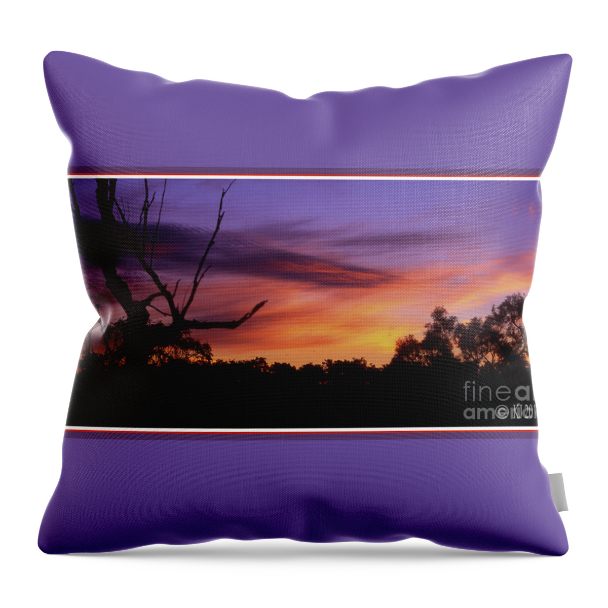 Sky Throw Pillow featuring the photograph Outback Dreaming by Klaus Jaritz