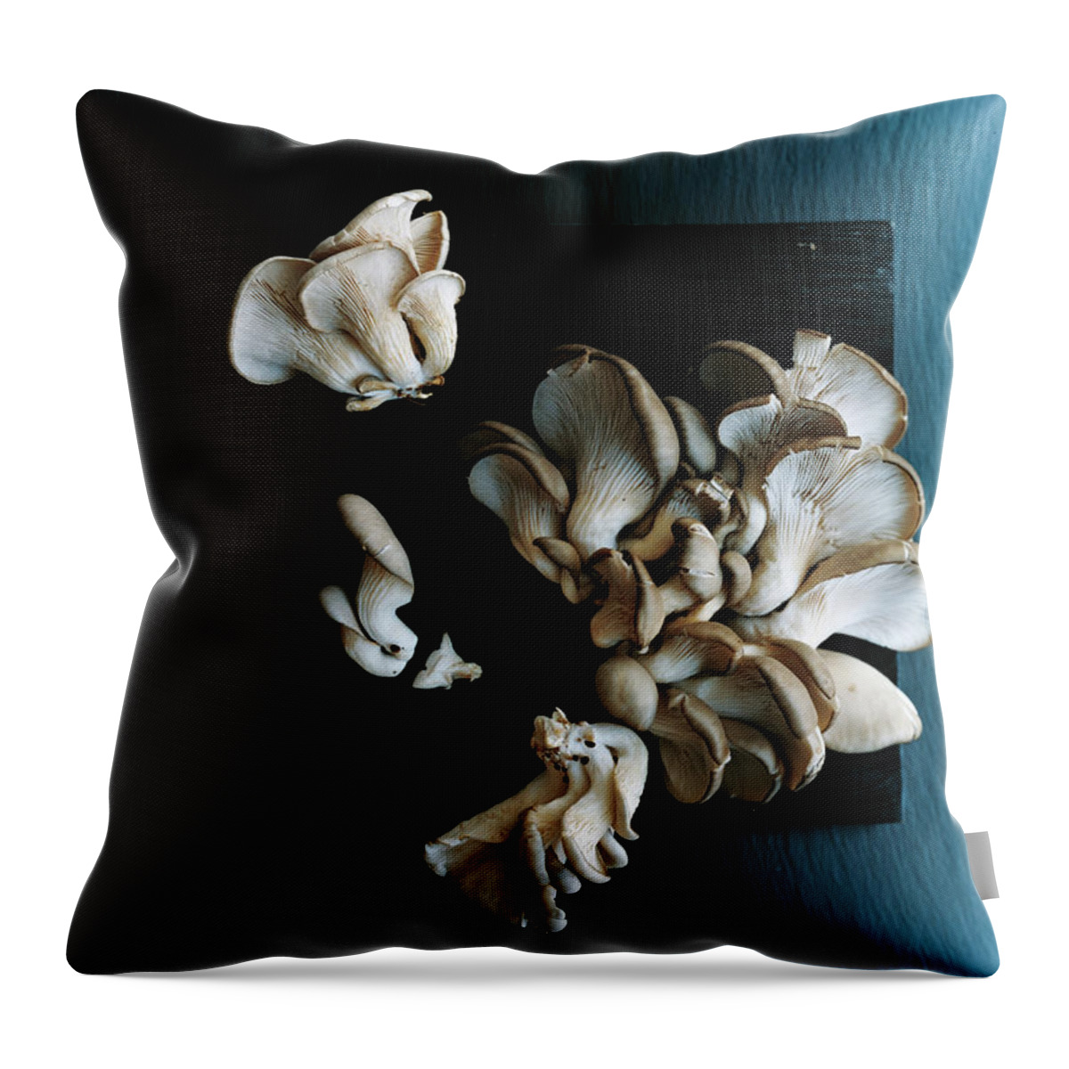 Oyster Mushrooms Throw Pillow