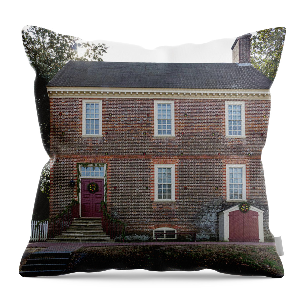 2016 Throw Pillow featuring the photograph Palmer House by Teresa Mucha