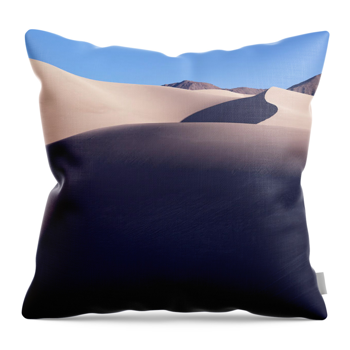 Panamint Dunes Throw Pillow featuring the photograph Panamint Dunes 5 by Rick Pisio