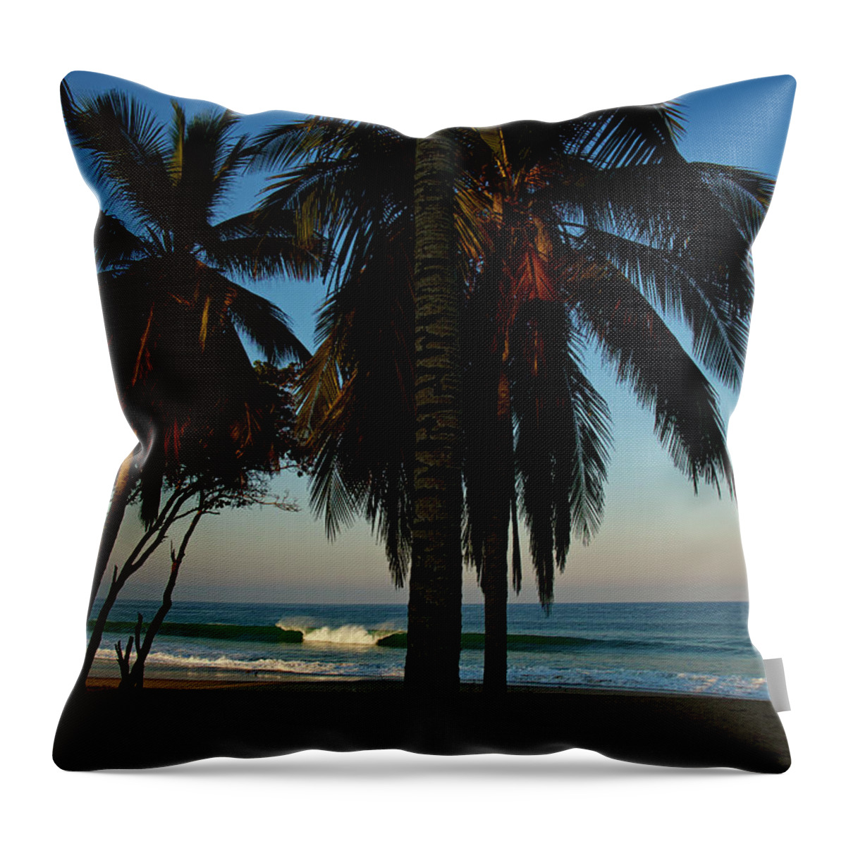 Surfing Throw Pillow featuring the photograph Paraiso by Nik West