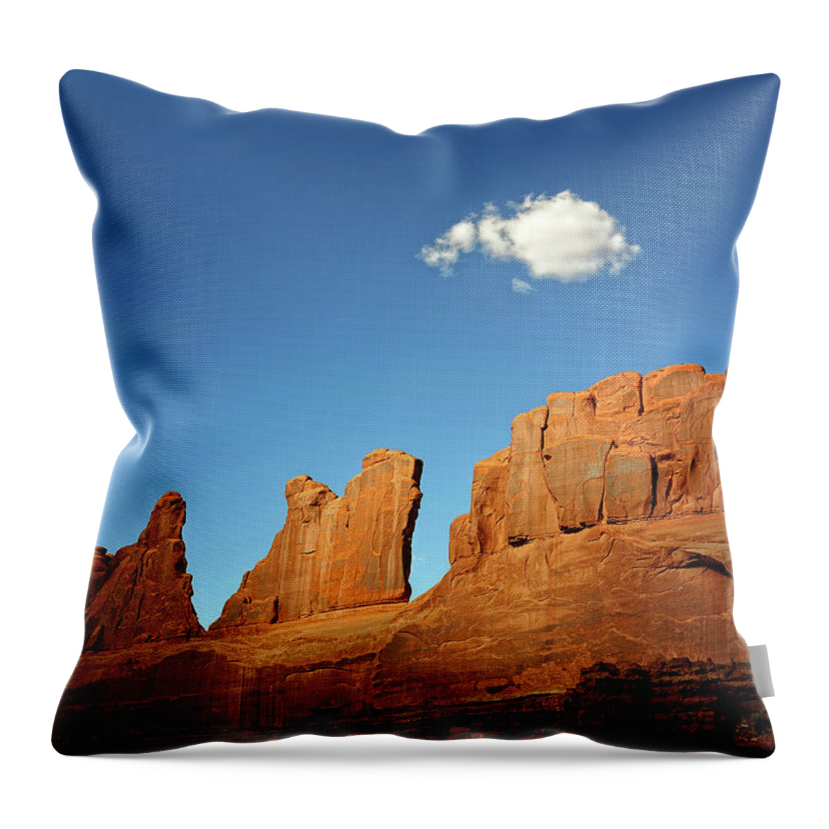 Tranquility Throw Pillow featuring the photograph Park Avenue by Philippe Sainte-laudy Photography
