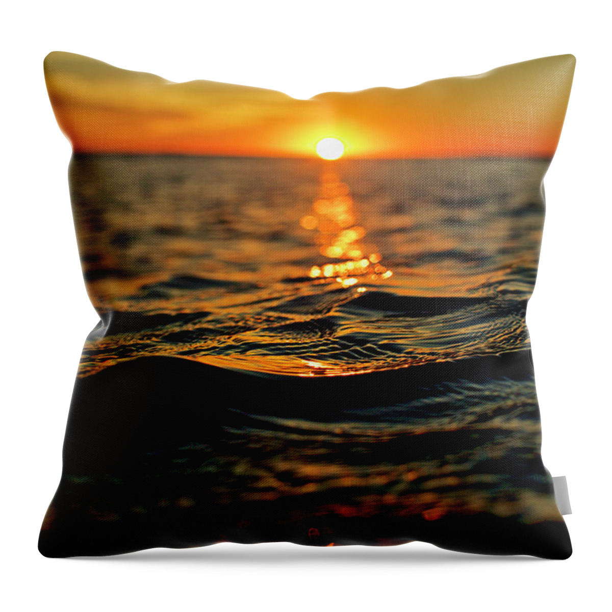 Surfing Throw Pillow featuring the photograph Pathway by Nik West
