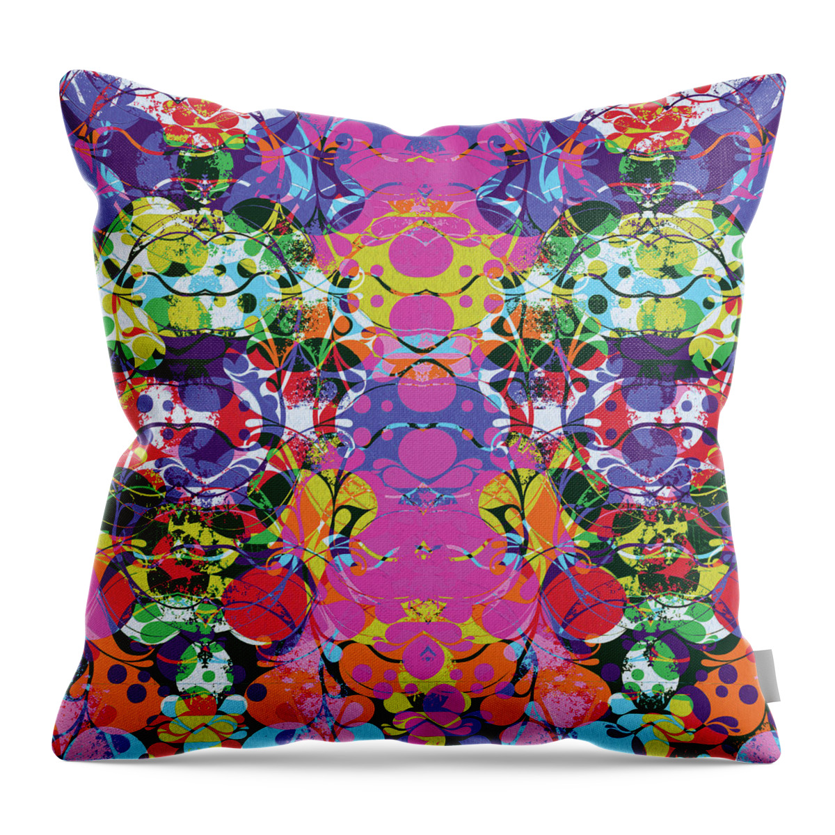 Beauty Throw Pillow featuring the digital art Perplexity #1 by Xrista Stavrou