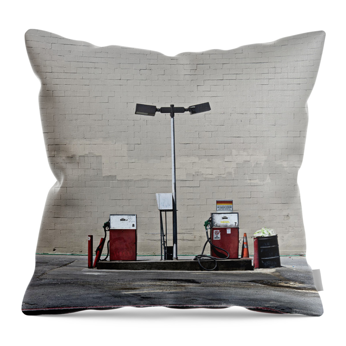 San Francisco Throw Pillow featuring the photograph Petroleum by Alan George