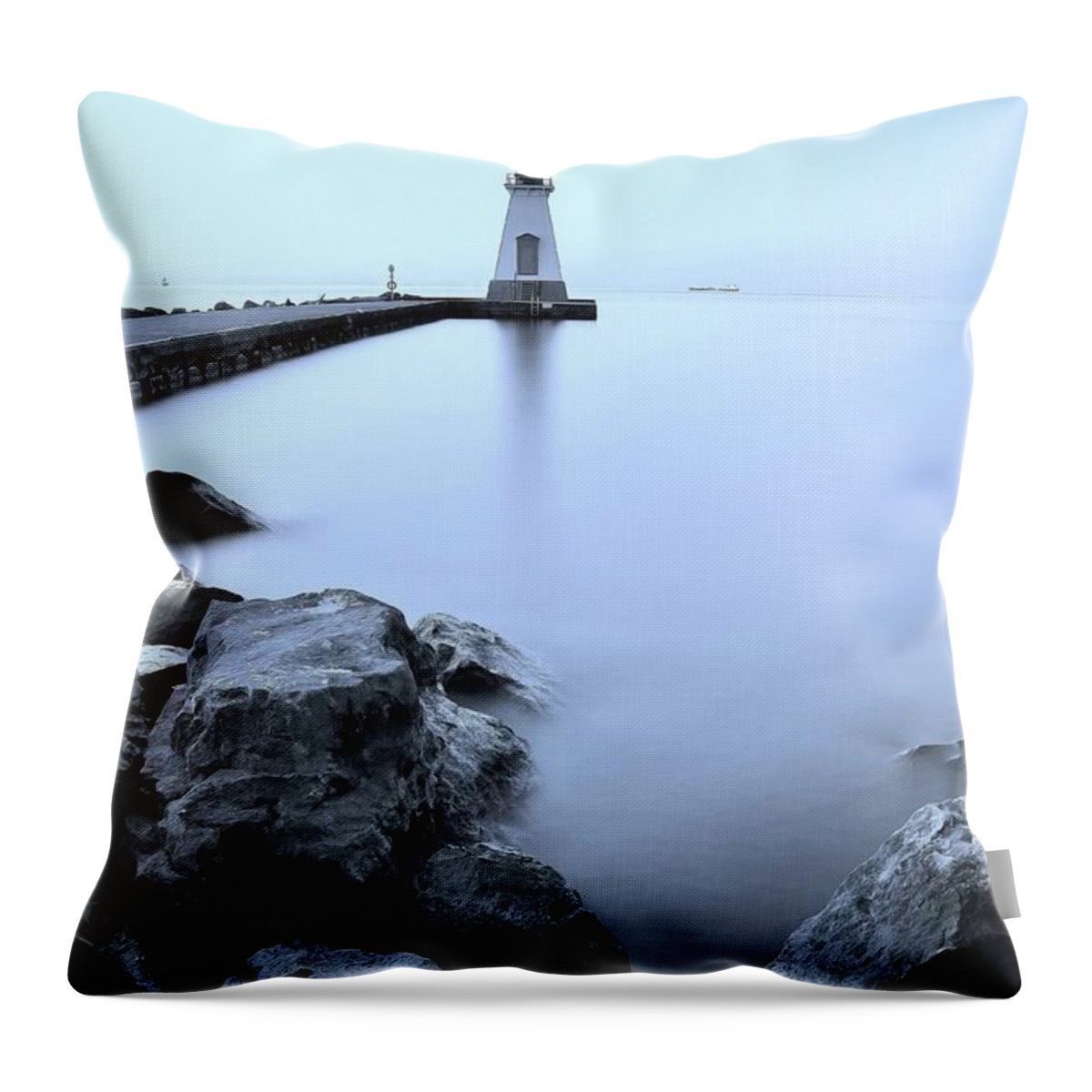 Built Structure Throw Pillow featuring the photograph Port Dalhousie by Rex Montalban Photography