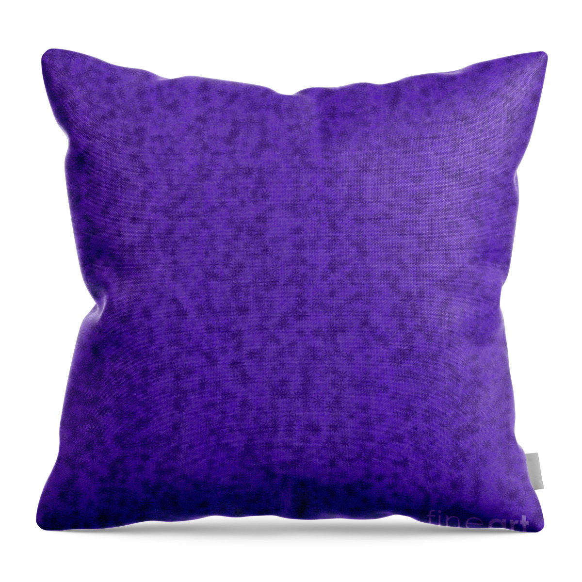 Purple Passion Throw Pillow featuring the digital art Purple Passion by Annette M Stevenson
