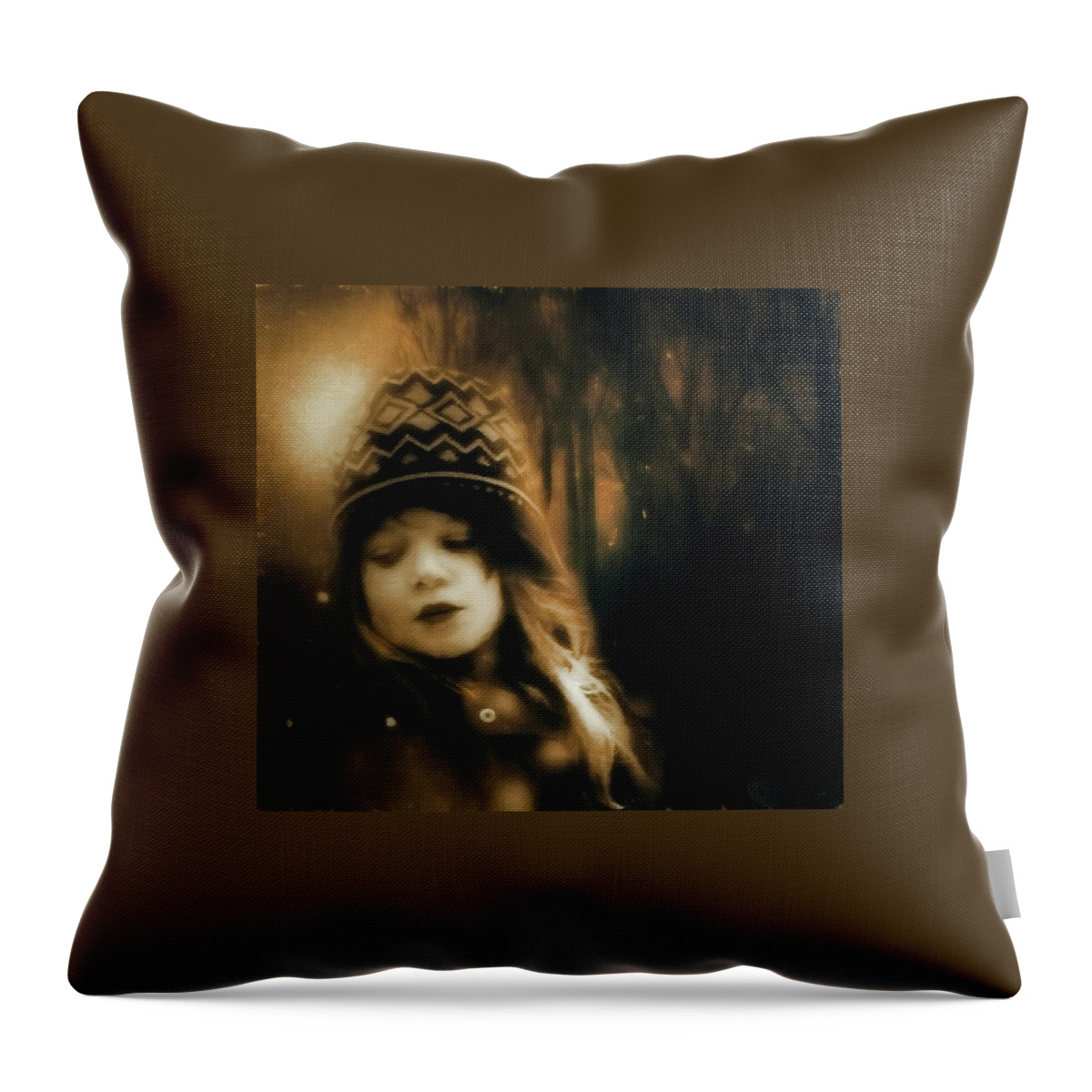  Throw Pillow featuring the photograph Ranalddottir by Cybele Moon