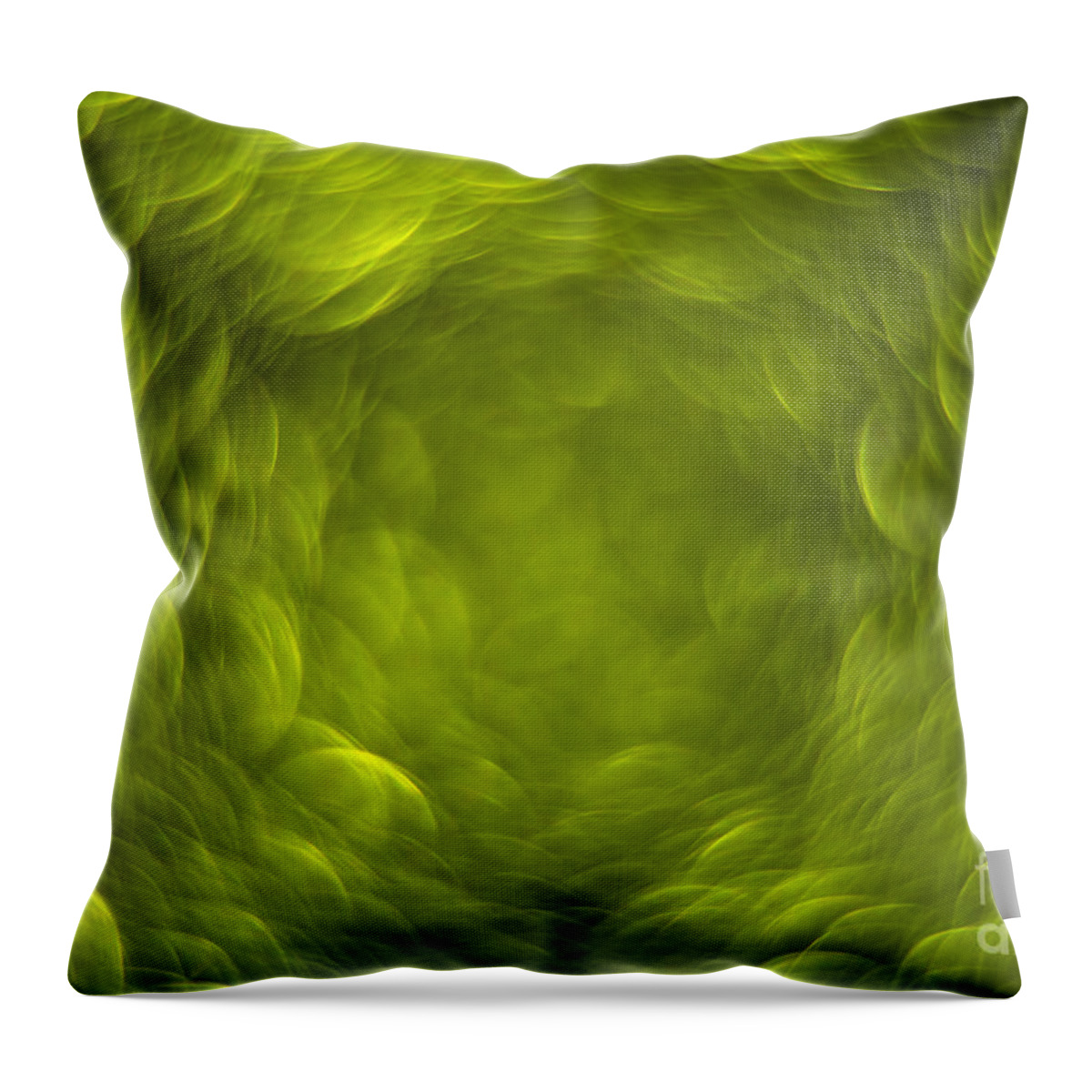 Bokeh Throw Pillow featuring the photograph Real extreme photographic optic color bokeh IV by Hernan Bua