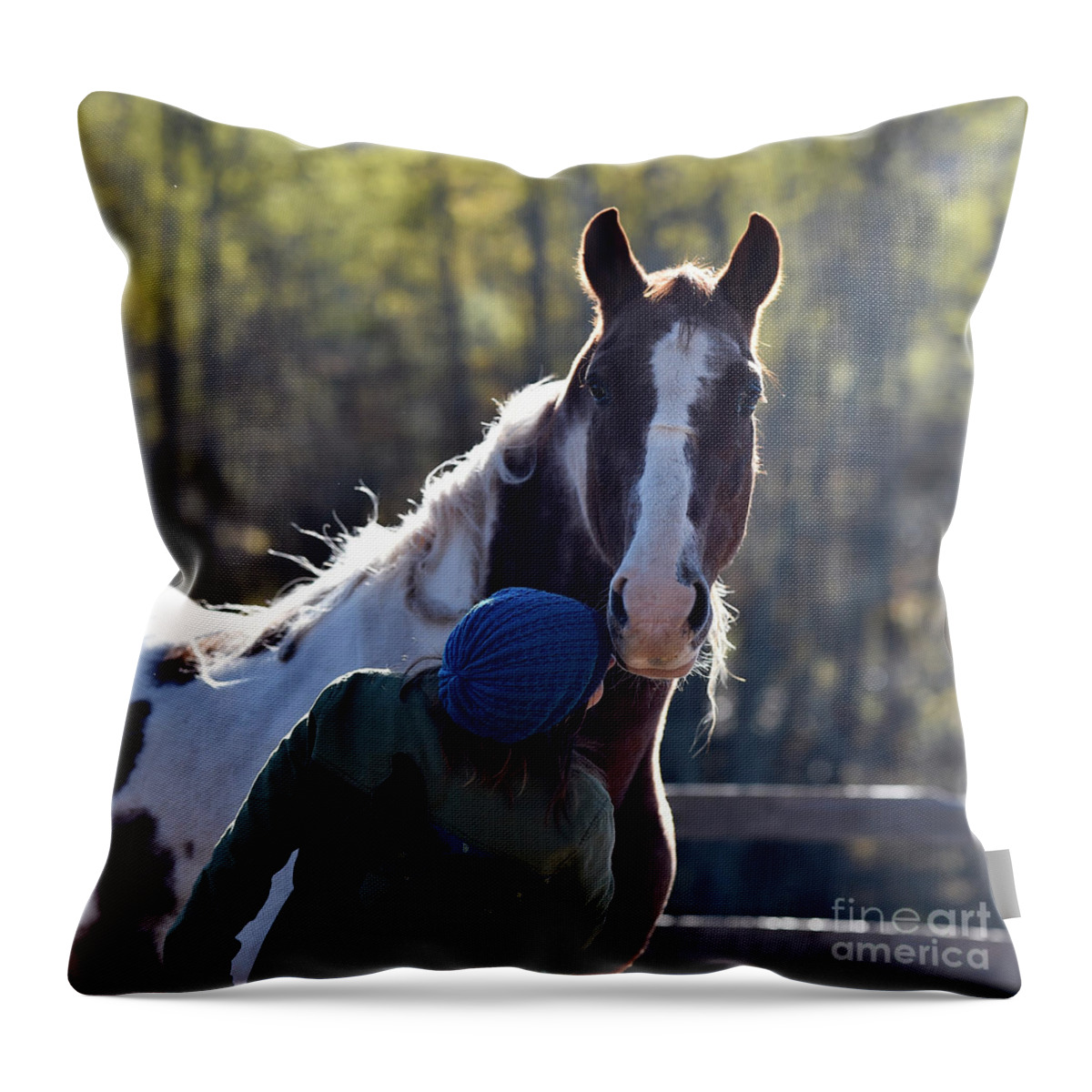 Rosemary Farm Throw Pillow featuring the photograph Rhett by Carien Schippers