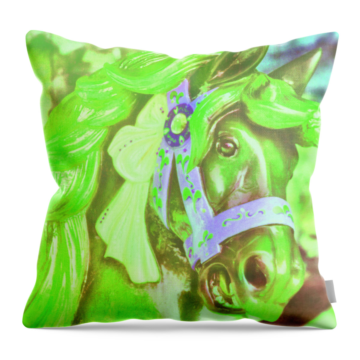 Allan Throw Pillow featuring the photograph Ride Of Old Greens by JAMART Photography