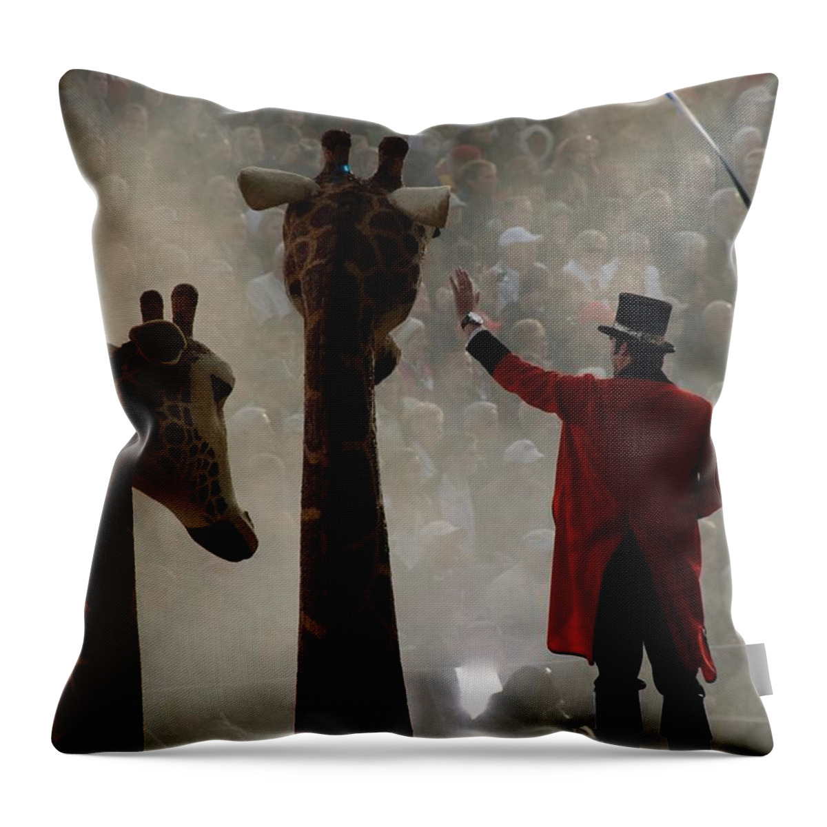 Rose Parade Throw Pillow featuring the photograph Rose Parade by Marty Klar
