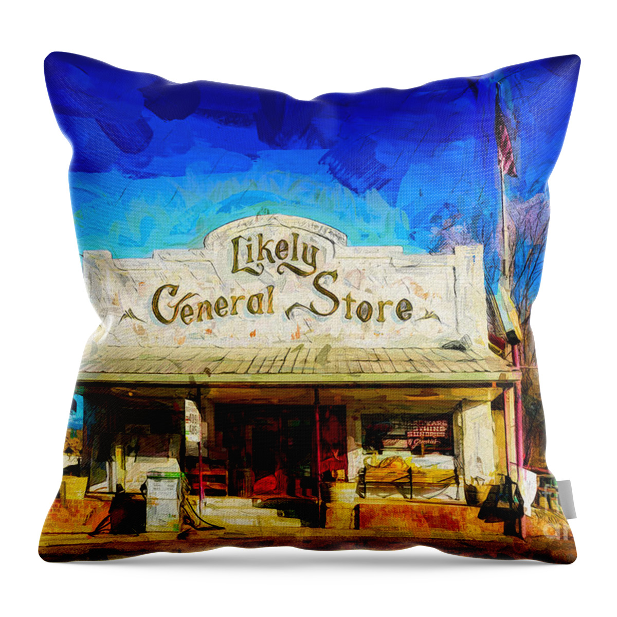  Throw Pillow featuring the photograph Route 66 Arizona by Jack Torcello