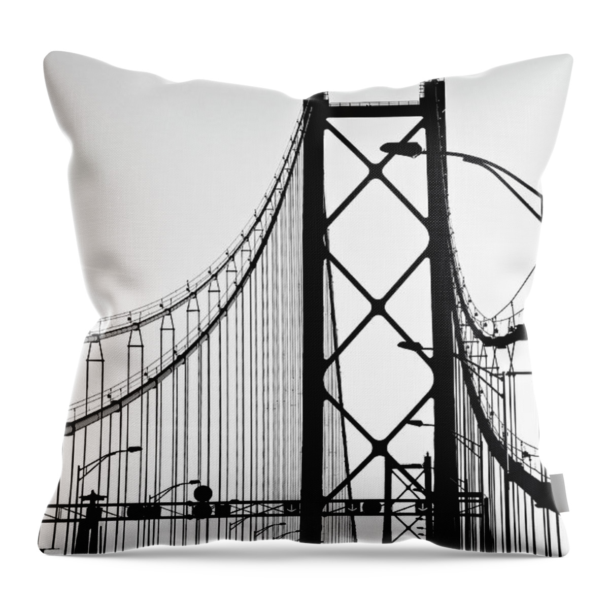 Pole Throw Pillow featuring the photograph San Francisco by Znz