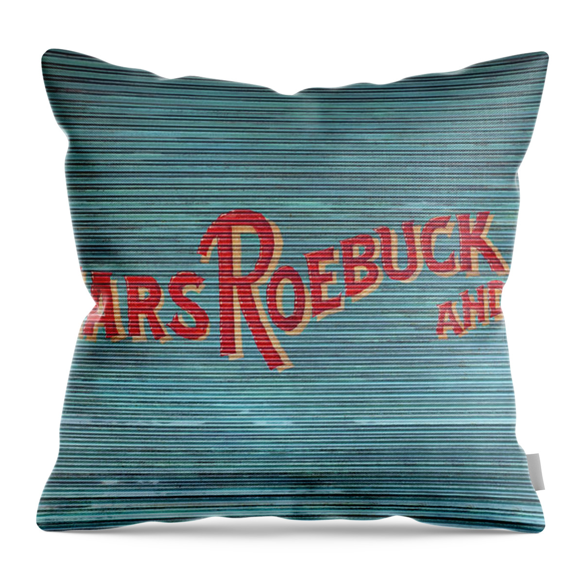 Astoria Throw Pillow featuring the photograph Sears Roebuck and Co. by Todd Klassy