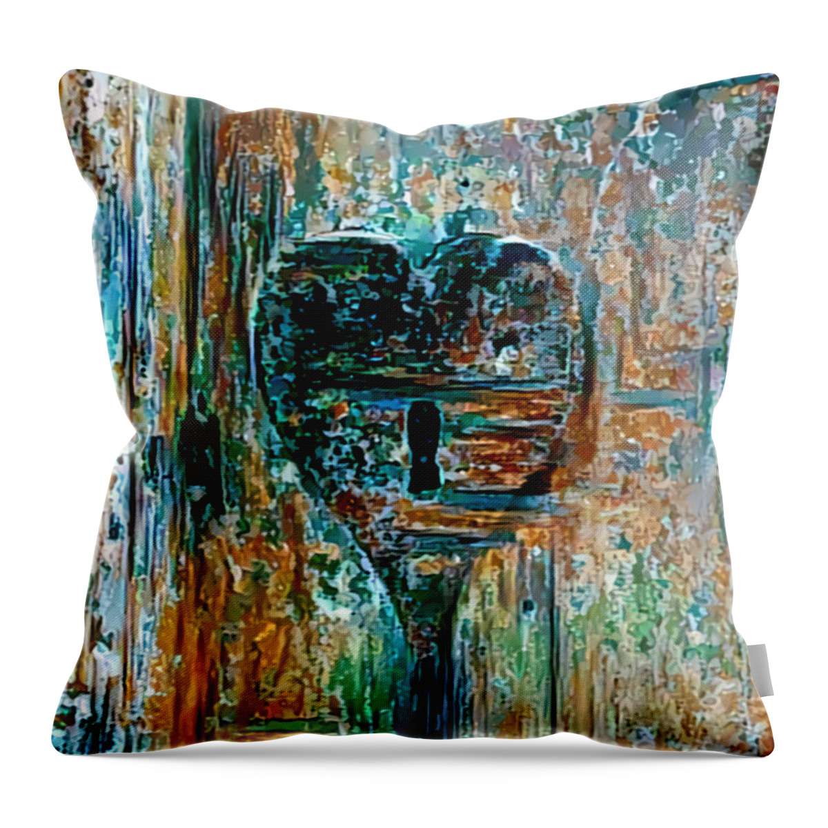 Artistic Mystic Throw Pillow featuring the digital art Secrets - 118 by Artistic Mystic