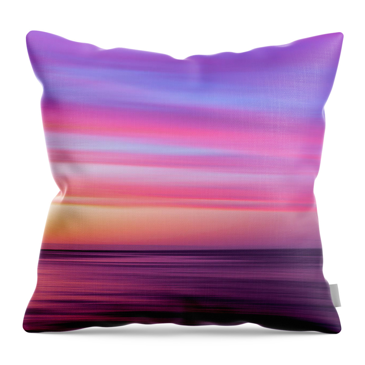 Sunset Throw Pillow featuring the photograph September Sunset by Ann-Marie Rollo