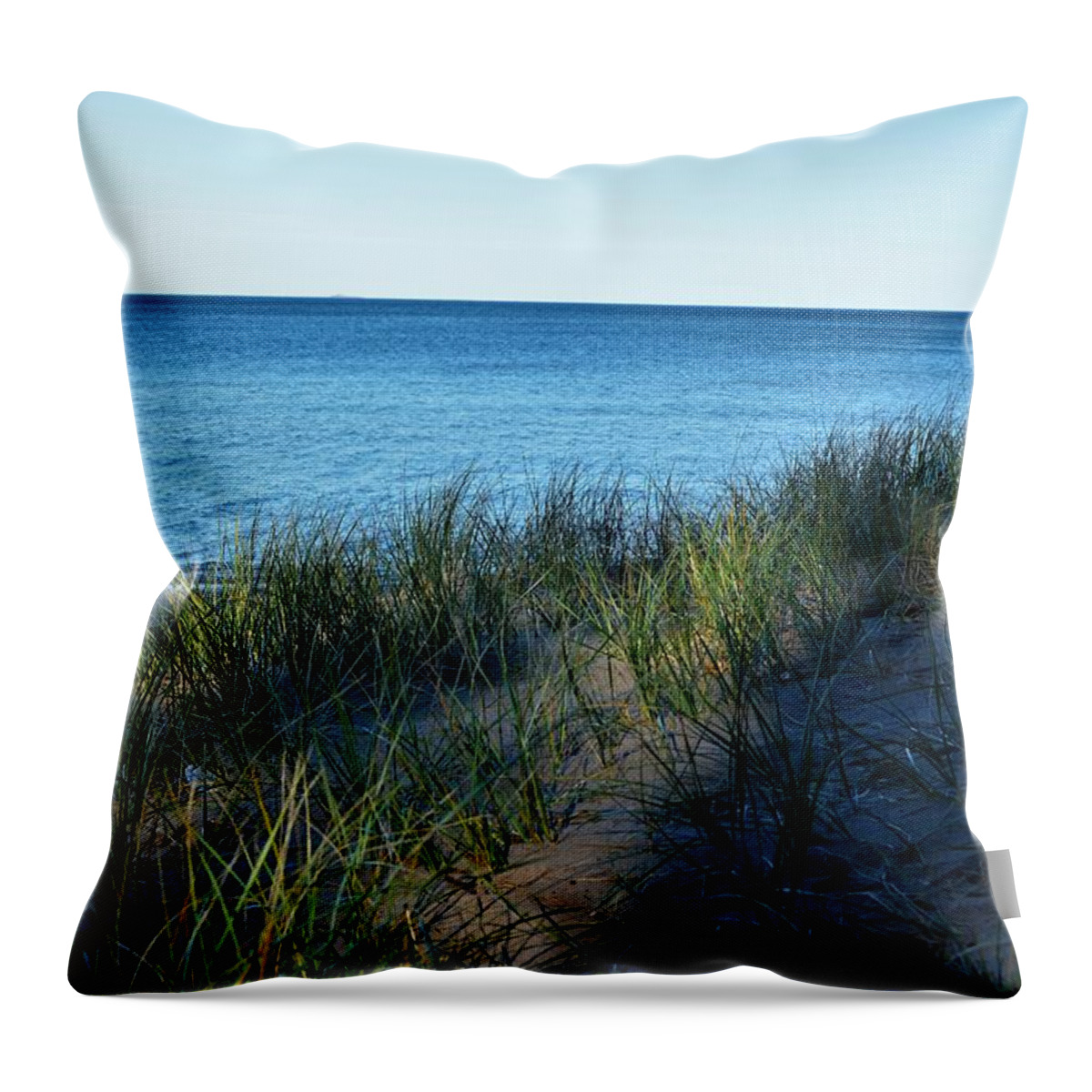 Lake Superior Throw Pillow featuring the photograph Shade on Lake Superior by Tom Kelly
