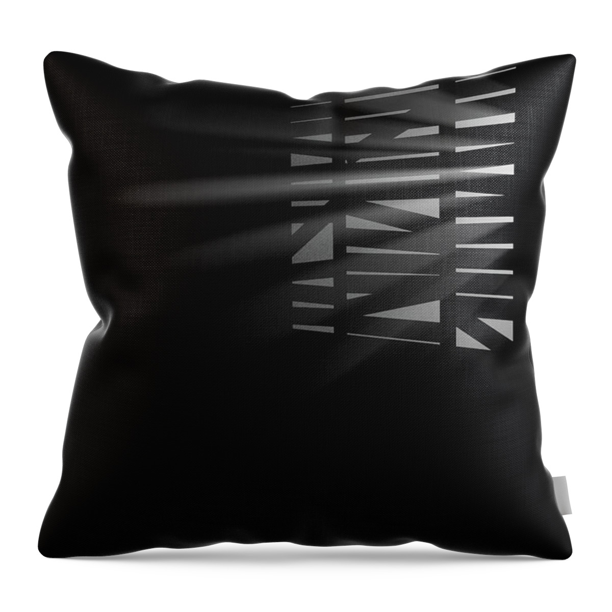 Clayton Throw Pillow featuring the digital art Shafts of light through window by Clayton Bastiani