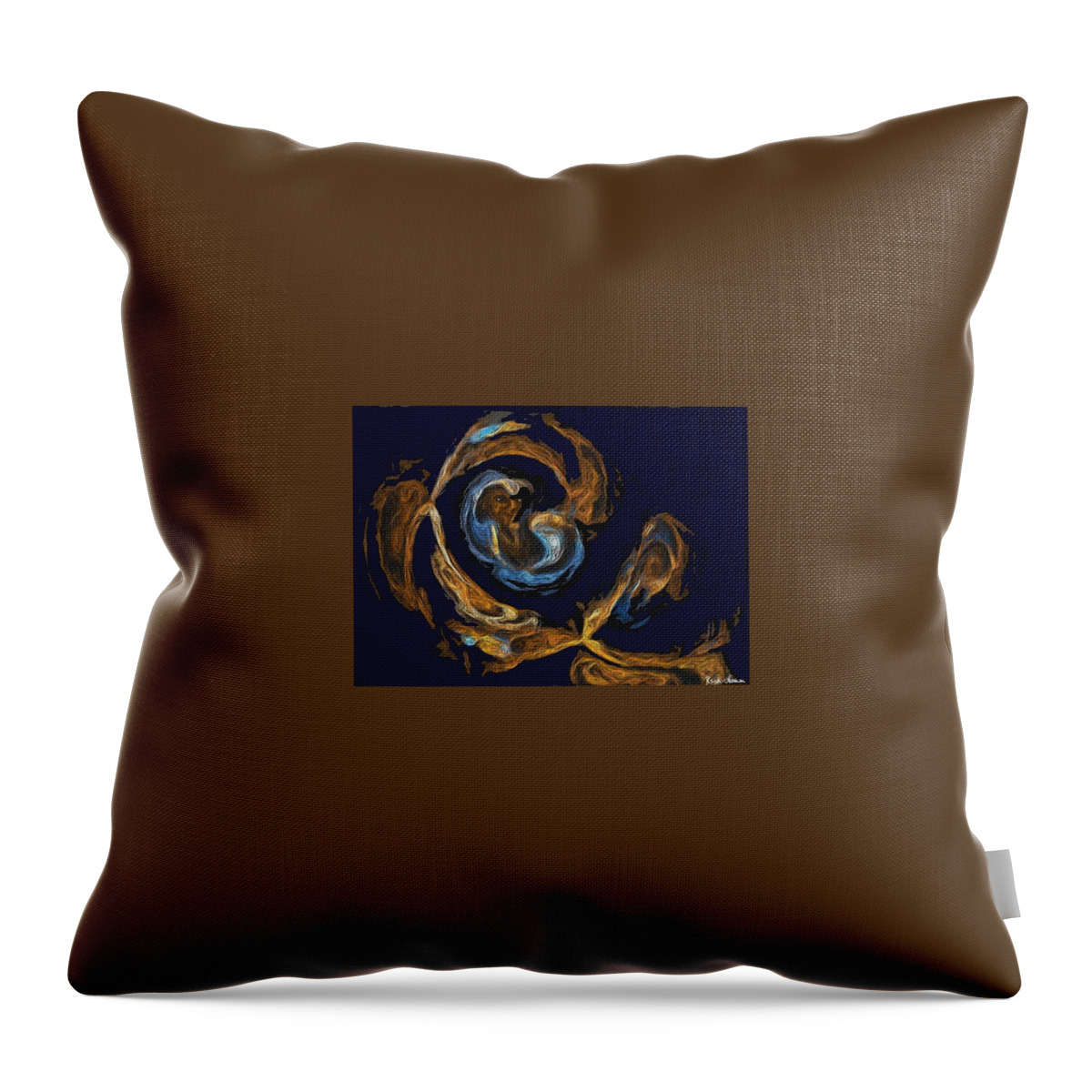  Throw Pillow featuring the digital art Shhh Don't Tell by Rein Nomm