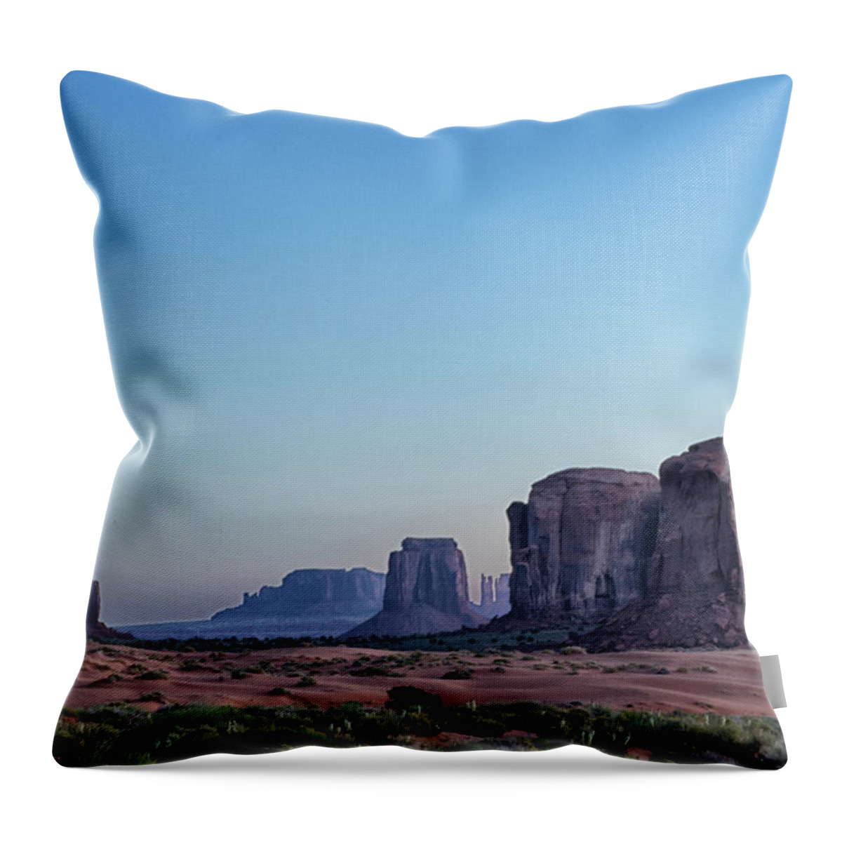 Sand Throw Pillow featuring the photograph Shifting Sand Dunes by Tom Kelly
