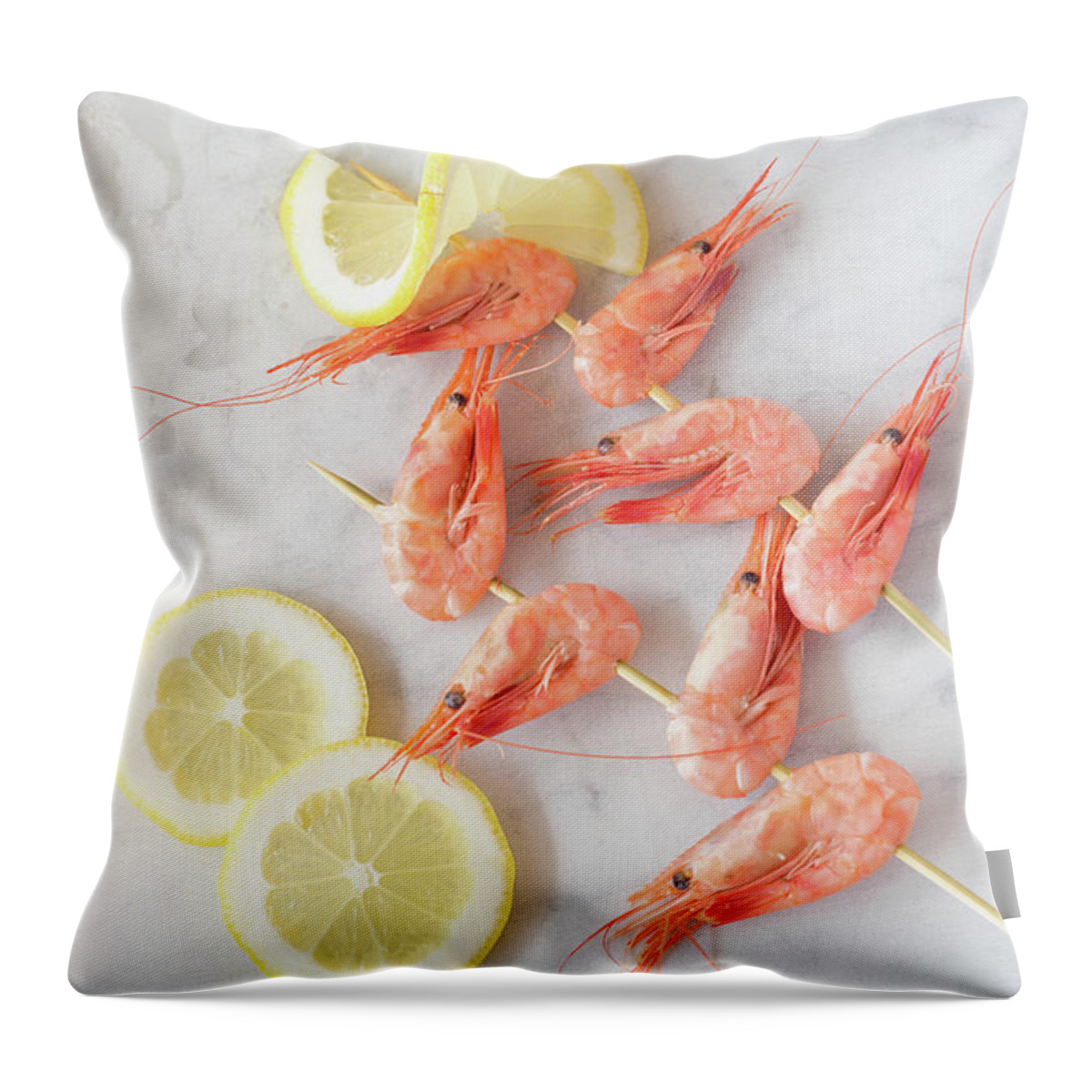 Norway Throw Pillow featuring the photograph Shrimp by Elin Enger