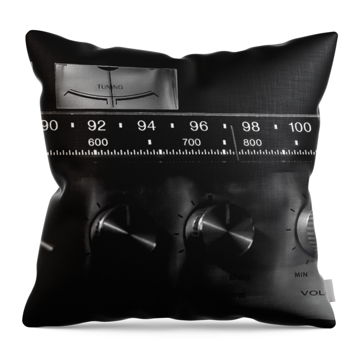 Receiver Throw Pillow featuring the photograph Solid State Stereo by Craig Watanabe
