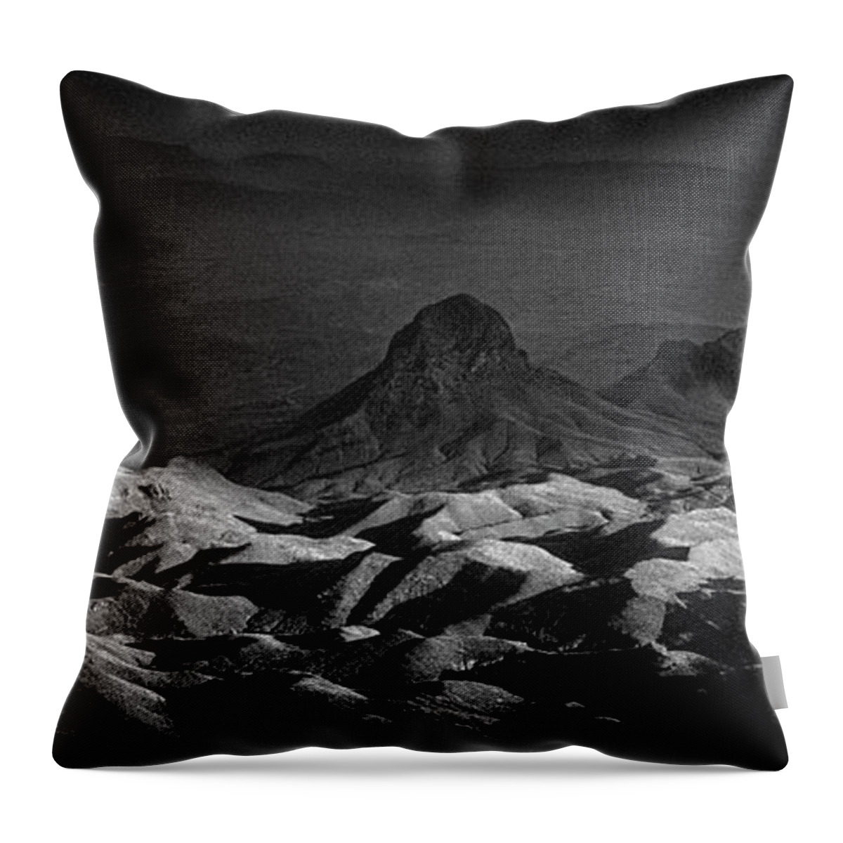 Tranquility Throw Pillow featuring the photograph South Rim In Big Bend N.p by Dean Fikar