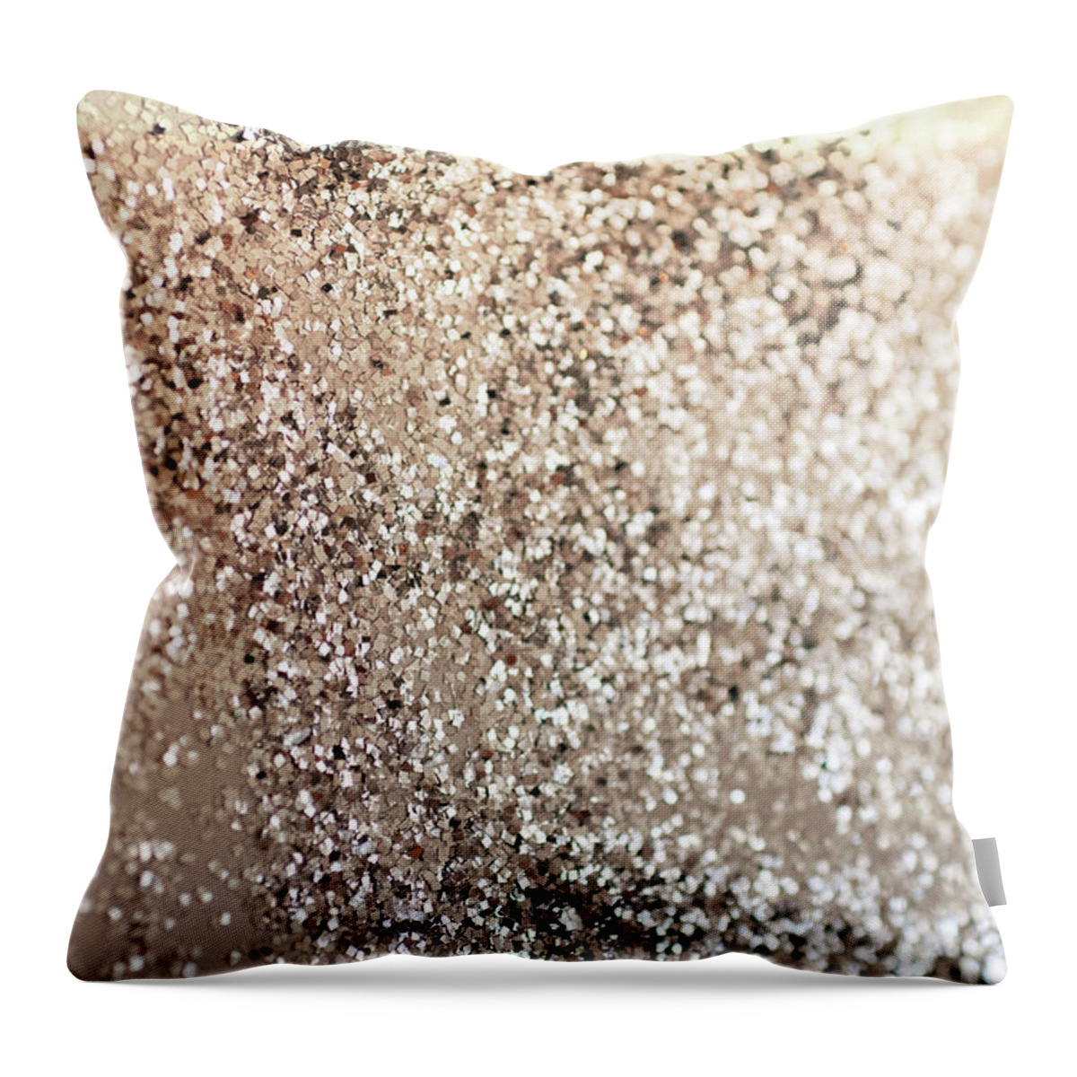 Photography Throw Pillow featuring the mixed media Sparkling GOLD Lady Glitter #2 #decor #art by Anitas and Bellas Art