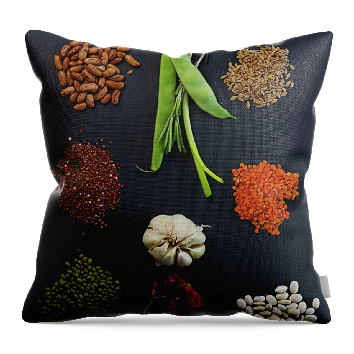 Bulgaria Throw Pillow featuring the photograph Spice Ingredients For Soup by Luluto.blogspot.com