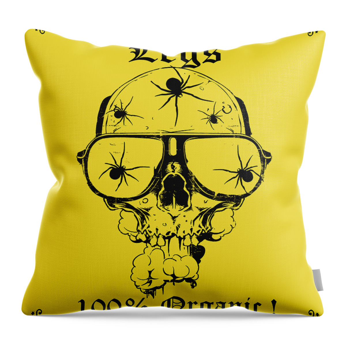 Spider Throw Pillow featuring the digital art Spider Legs by Long Shot