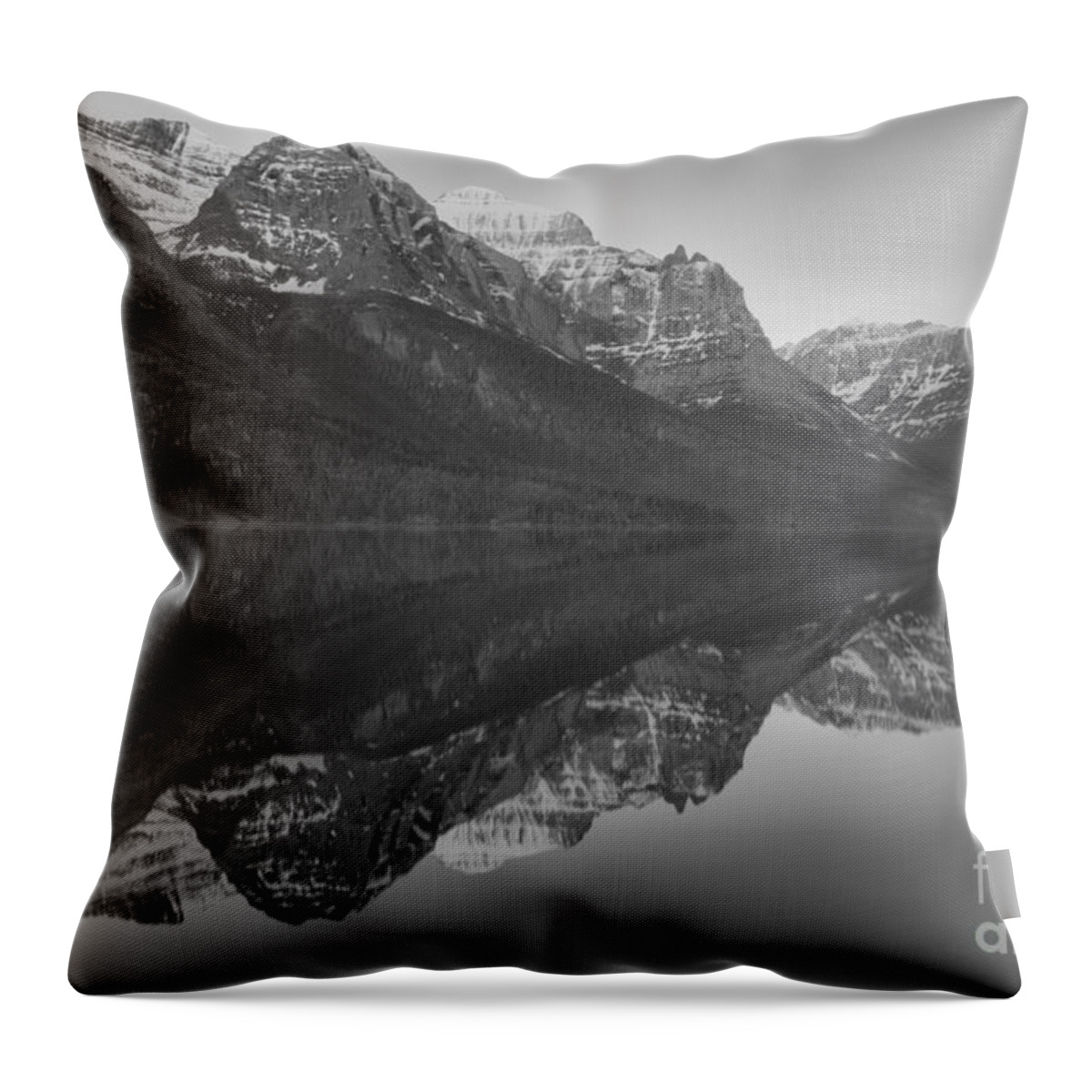 St Mary Throw Pillow featuring the photograph St Mary Orange Sunrise Glow 2019 Black And White by Adam Jewell
