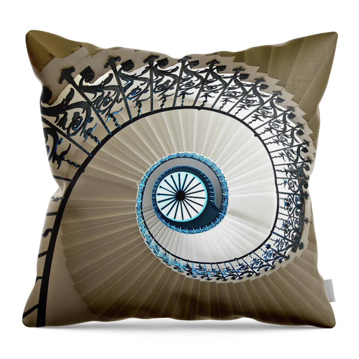 Art Throw Pillow featuring the photograph Staircase by Vulture Labs