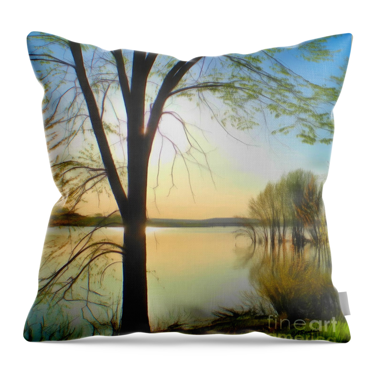 Trees Throw Pillow featuring the photograph Stand Tall in Life by Carol Randall