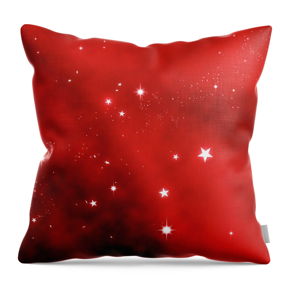 Holiday Throw Pillow featuring the photograph Stars Background by Enter89