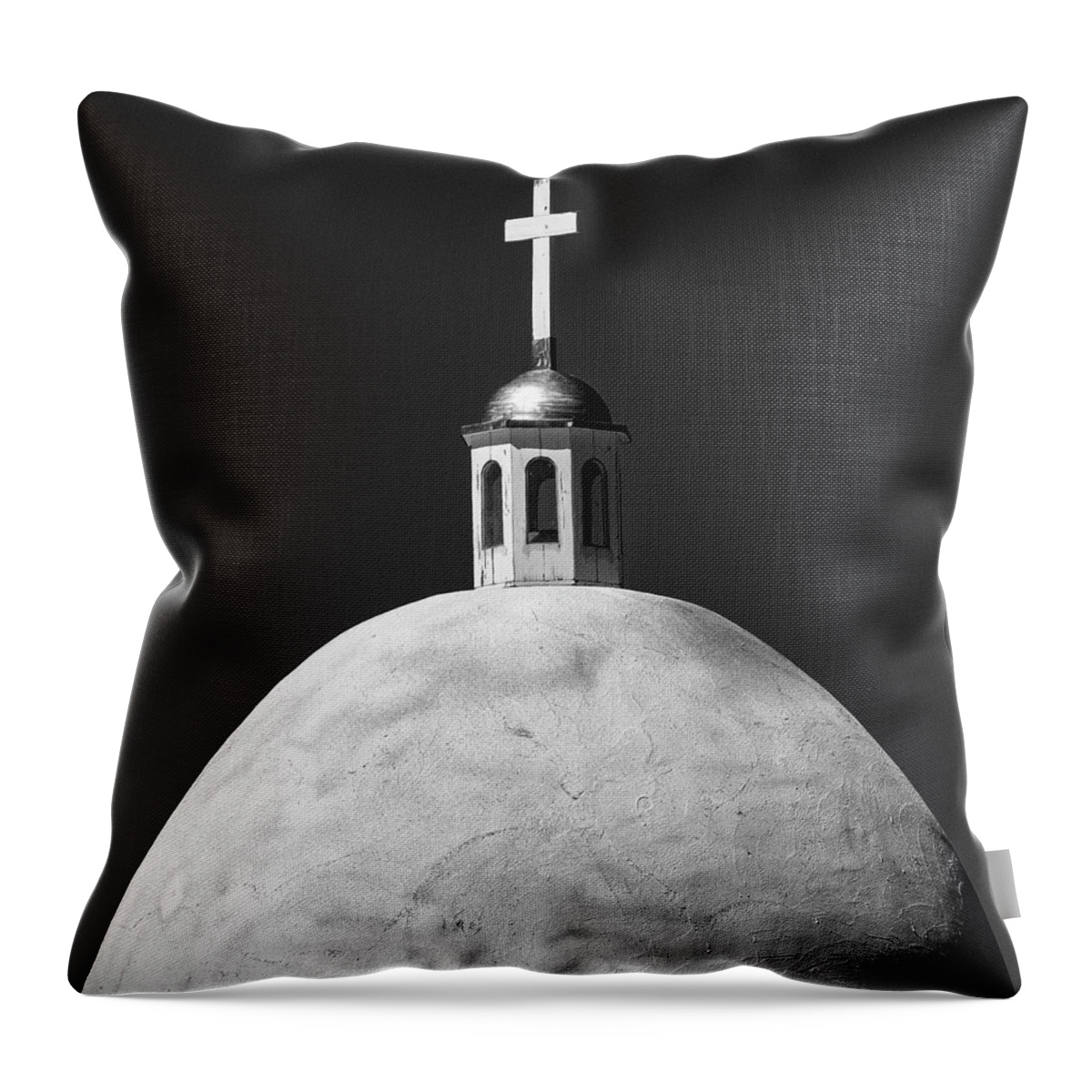 San Luis Valley Throw Pillow featuring the photograph Stations Of The Cross Dome by C. Fredrickson Photography