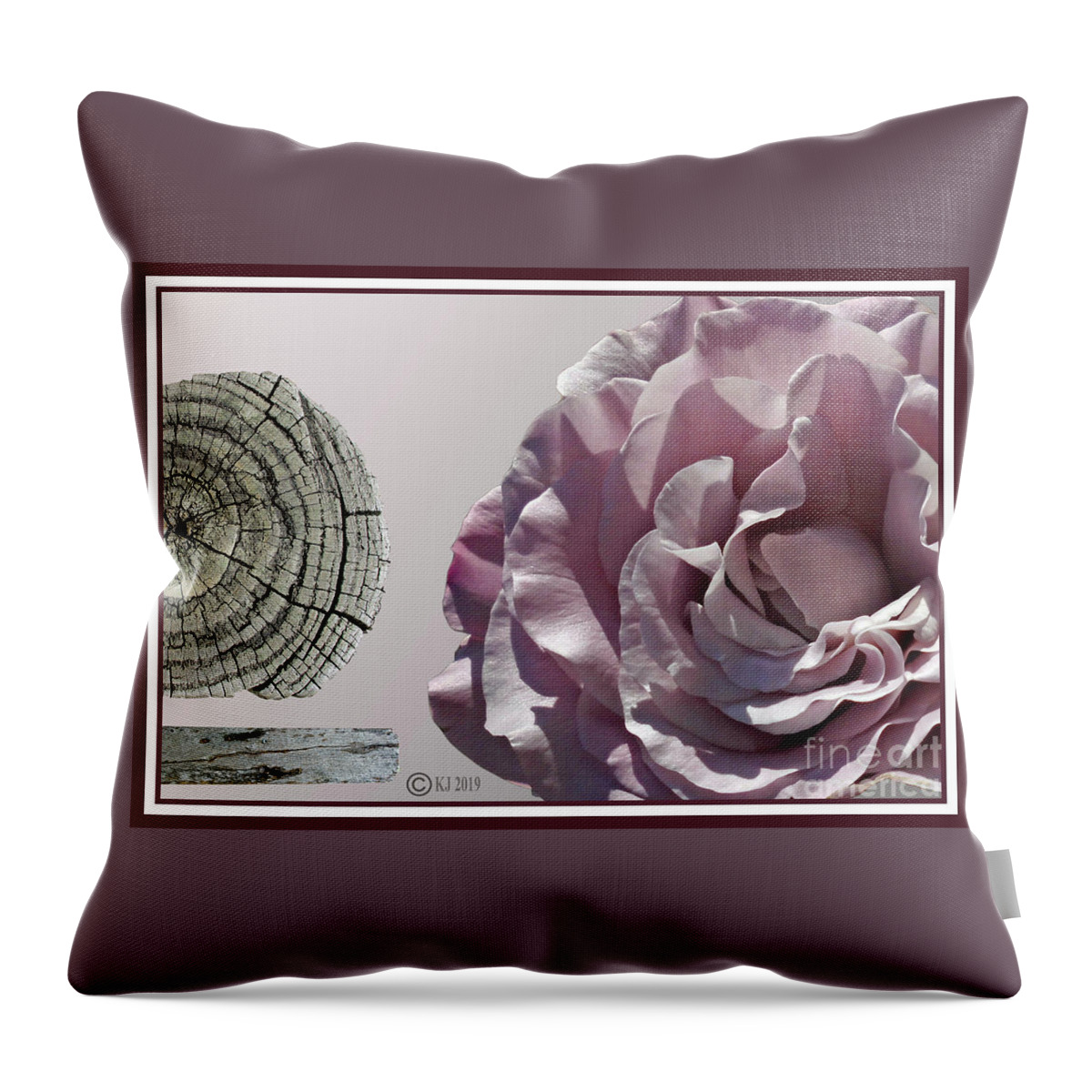 Wall Art Throw Pillow featuring the digital art Straight and Curly by Klaus Jaritz