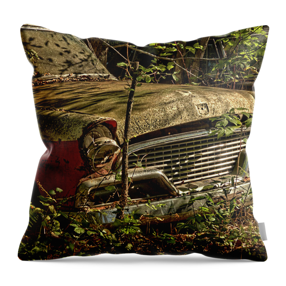 Studebaker Throw Pillow featuring the photograph Studebaker #27 by James Clinich